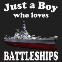Boy Who Loves Battleship Uss New Jersey Bb62 Ww2 Warship Golf Towel thumb 3