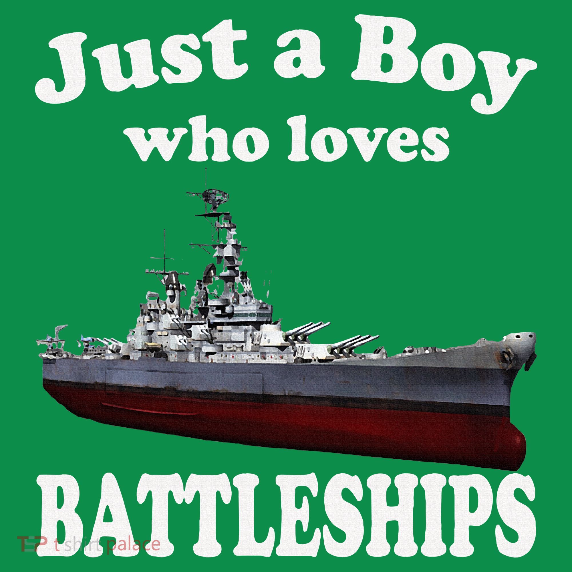 Boy Who Loves Battleship Uss New Jersey Bb62 Ww2 Warship Ornament