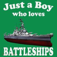Boy Who Loves Battleship Uss New Jersey Bb62 Ww2 Warship Women's Long Sleeve Shirt thumb 2