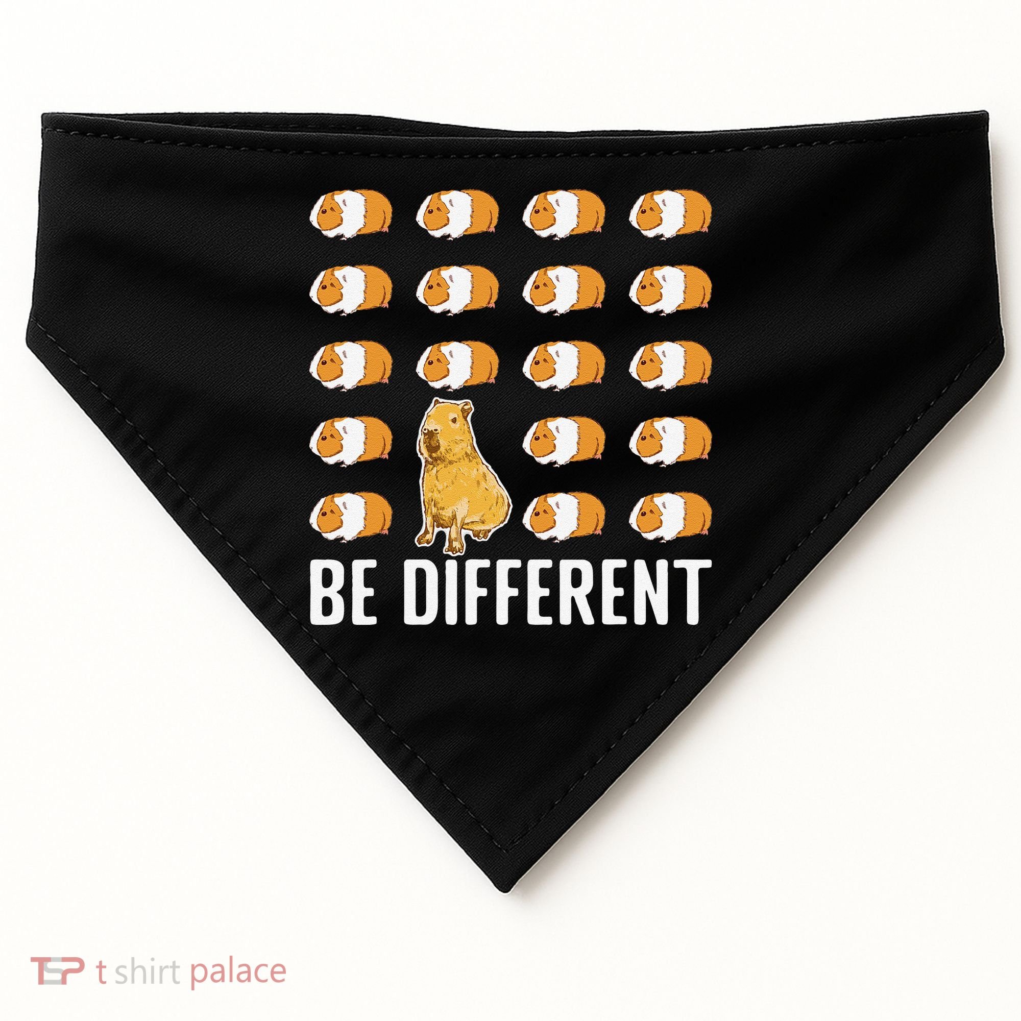Boy who loves Capybaras South American Capybara  USA-Made Doggie Bandana