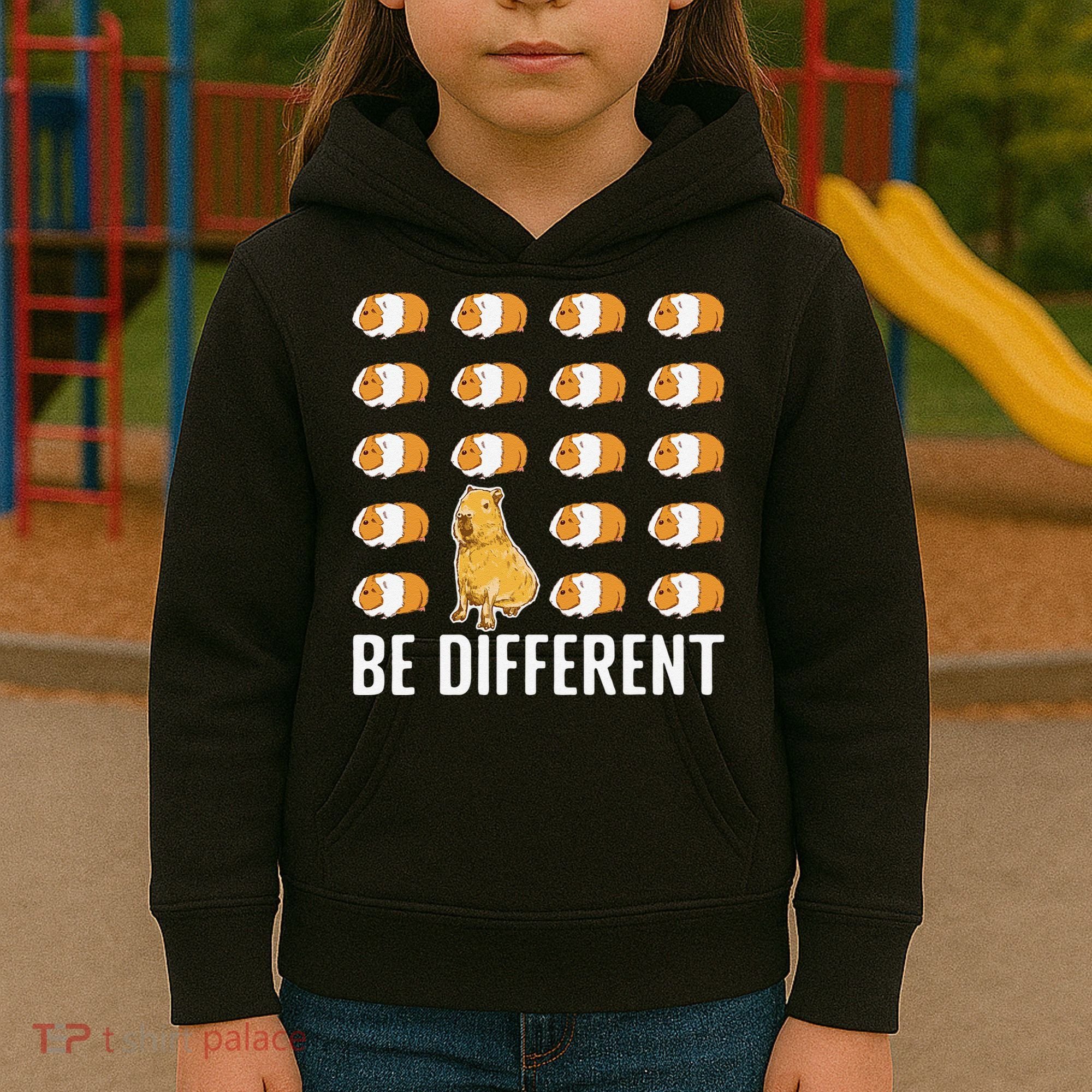 Boy who loves Capybaras South American Capybara  Kids Hoodie