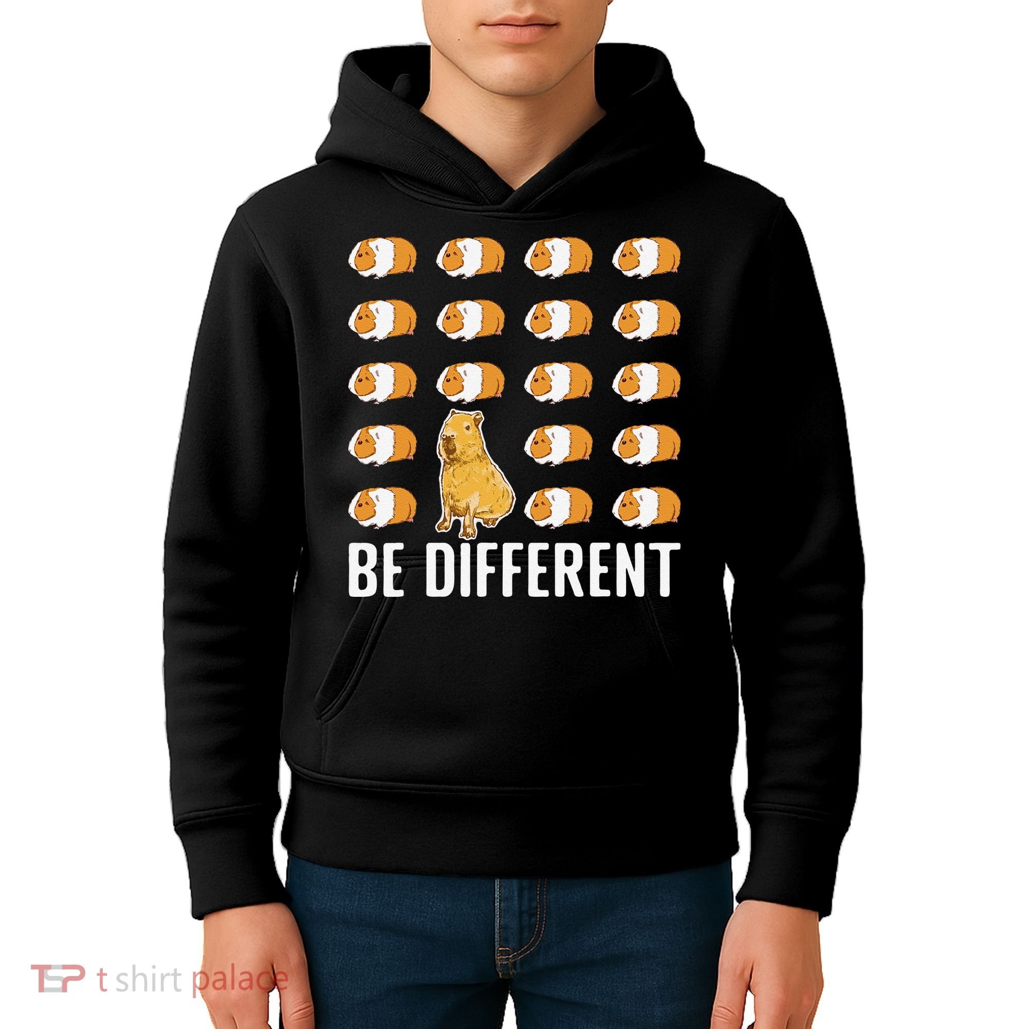 Boy who loves Capybaras South American Capybara  Kids Hoodie