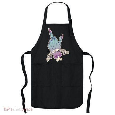 Badass Witch Middle Finger Apron