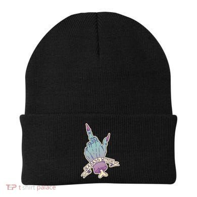 Badass Witch Middle Finger Beanie
