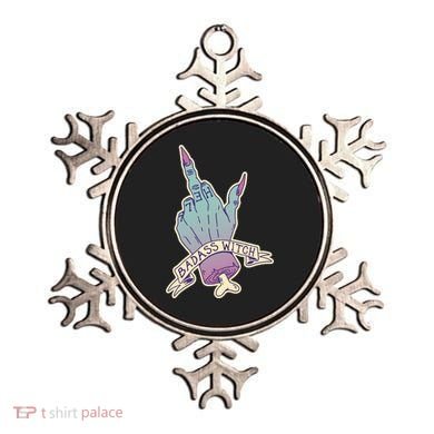 Badass Witch Middle Finger Ornament