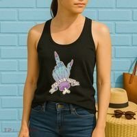 Badass Witch Middle Finger Women's Tank Top thumb 2