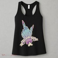Badass Witch Middle Finger Women's Tank Top thumb 3