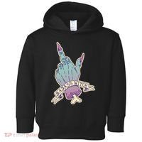 Badass Witch Middle Finger Toddler Hoodie thumb 0