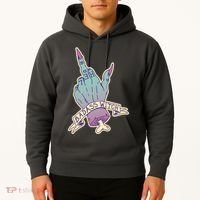 Badass Witch Middle Finger Hoodie thumb 2