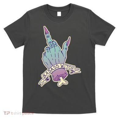 Badass Witch Middle Finger T-Shirt