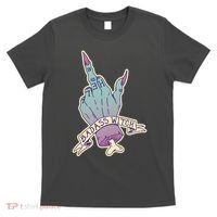 Badass Witch Middle Finger T-Shirt thumb 0