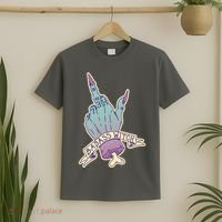 Badass Witch Middle Finger T-Shirt thumb 2