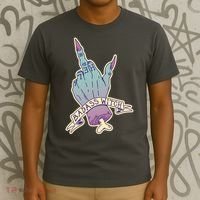 Badass Witch Middle Finger T-Shirt thumb 3