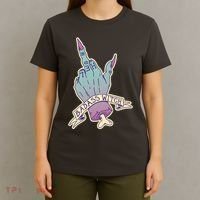 Badass Witch Middle Finger T-Shirt thumb 4