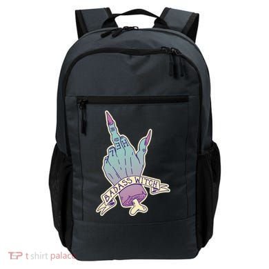 Badass Witch Middle Finger Backpack