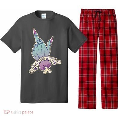 Badass Witch Middle Finger Pajama Set