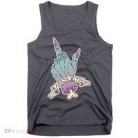 Badass Witch Middle Finger Tank Top thumb 0