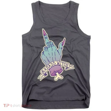 Badass Witch Middle Finger Tank Top
