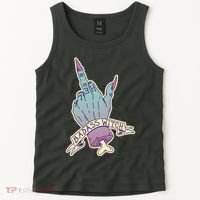 Badass Witch Middle Finger Tank Top thumb 2
