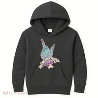Badass Witch Middle Finger Kids Hoodie thumb 0