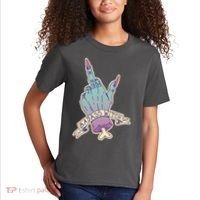 Badass Witch Middle Finger Kids T-Shirt thumb 2