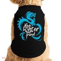 Be Water My Friend Water Dragon Doggie Tank thumb 0