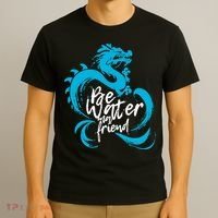 Be Water My Friend Water Dragon T-Shirt thumb 3