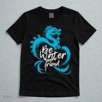 Be Water My Friend Water Dragon T-Shirt thumb 5