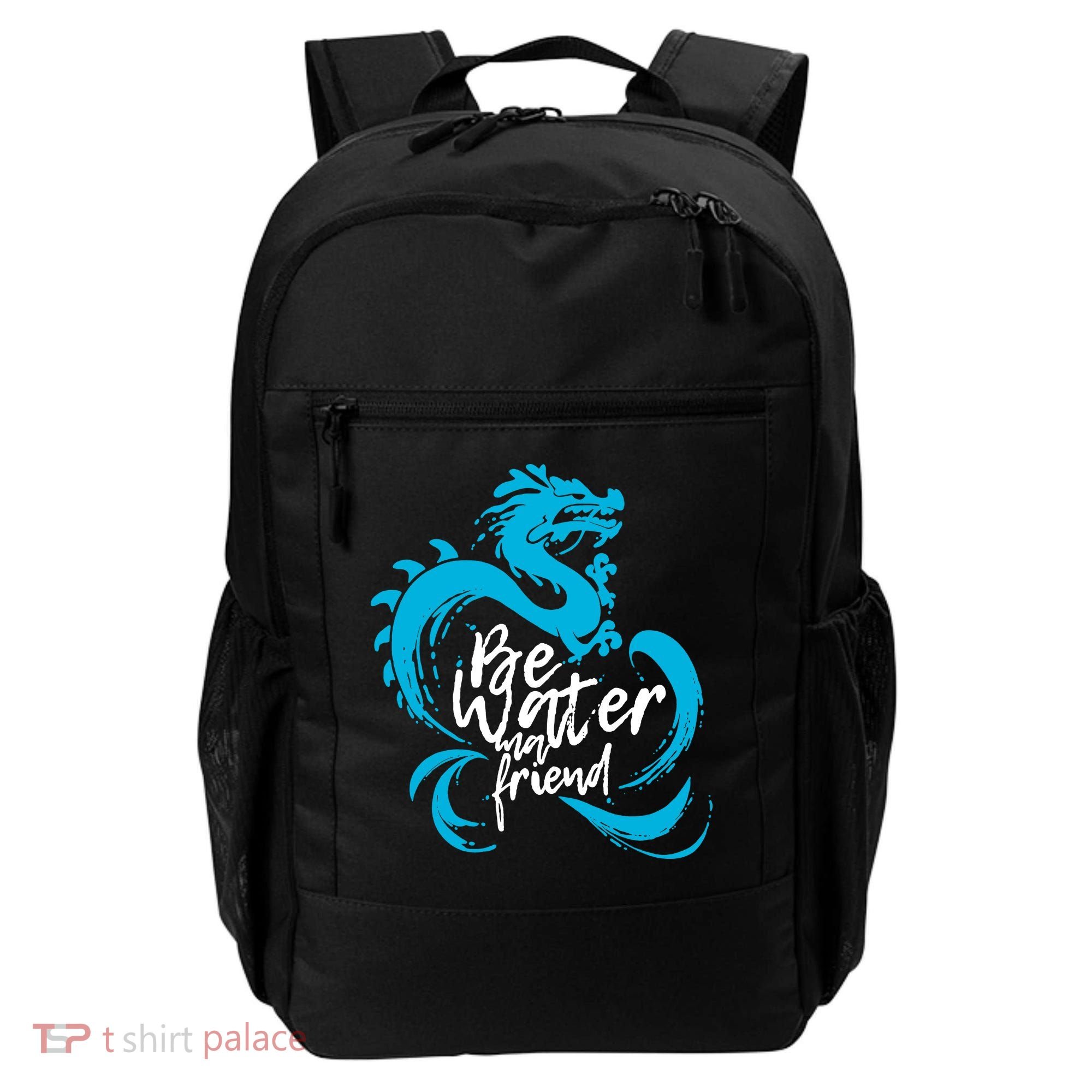 Be Water My Friend Water Dragon Backpack