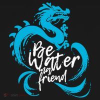 Be Water My Friend Water Dragon Women's Hoodie thumb 2