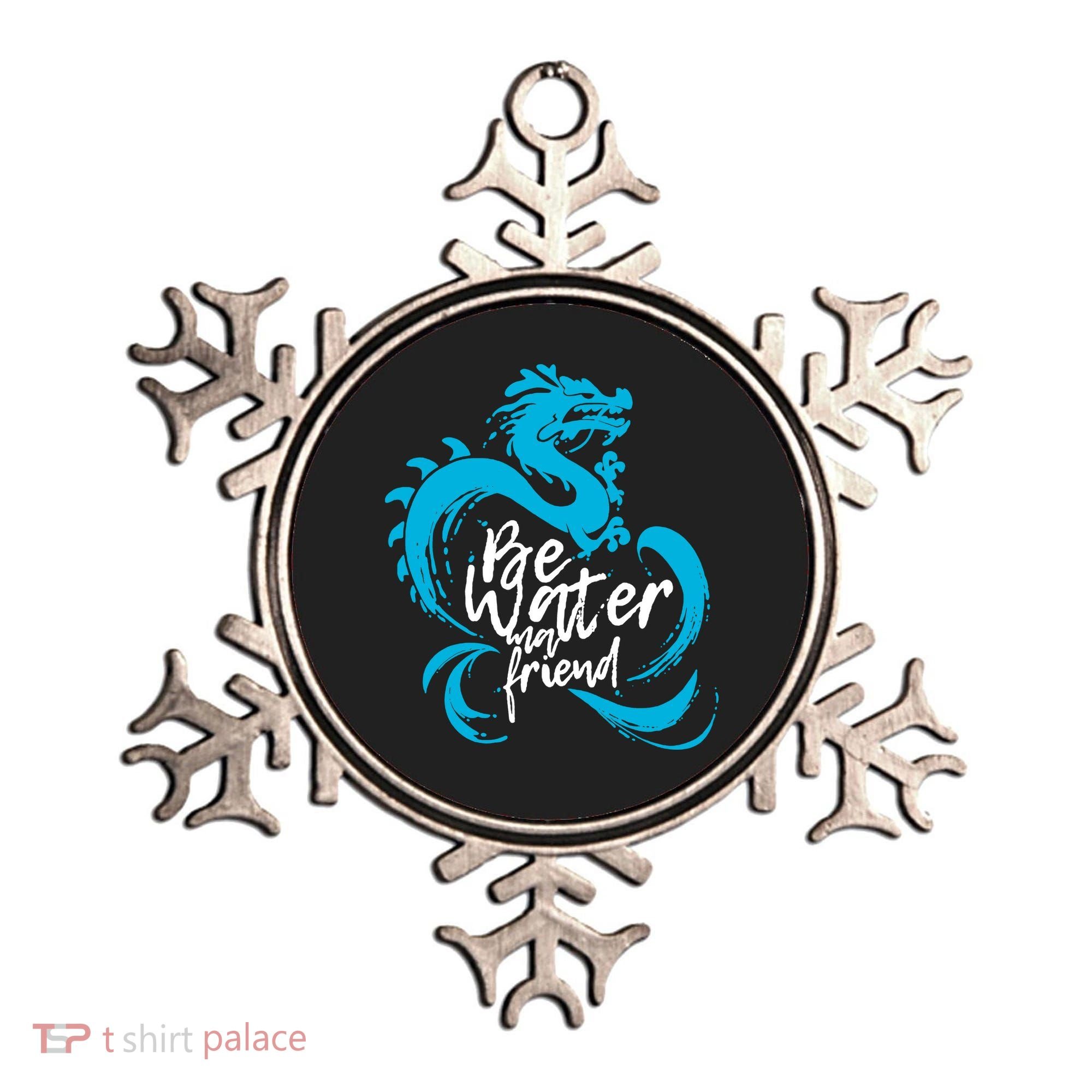 Be Water My Friend Water Dragon Ornament