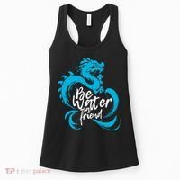 Be Water My Friend Water Dragon Women's Tank Top thumb 0
