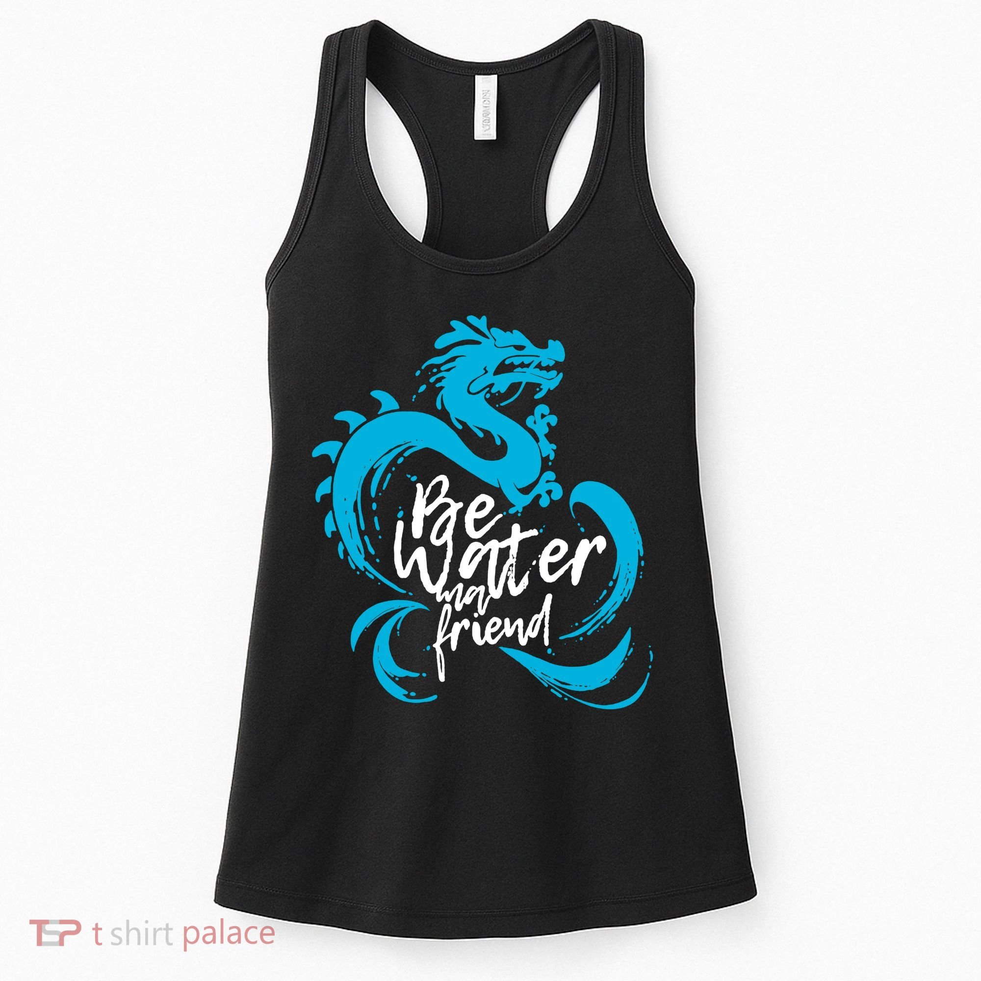 Be Water My Friend Water Dragon Women's Tank Top