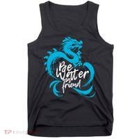 Be Water My Friend Water Dragon Tank Top thumb 0