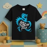 Be Water My Friend Water Dragon Toddler T-Shirt thumb 3