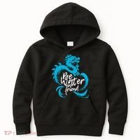 Be Water My Friend Water Dragon Kids Hoodie thumb 0