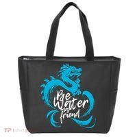 Be Water My Friend Water Dragon Tote Bag thumb 0
