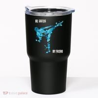 Be Water My Friend Ripple Quote Tumbler thumb 0