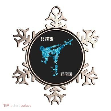 Be Water My Friend Ripple Quote Ornament