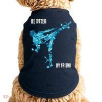 Be Water My Friend Ripple Quote Doggie Tank thumb 0