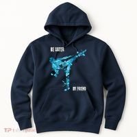 Be Water My Friend Ripple Quote Hoodie thumb 0