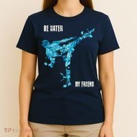 Be Water My Friend Ripple Quote T-Shirt thumb 4