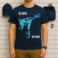 Be Water My Friend Ripple Quote T-Shirt thumb 6