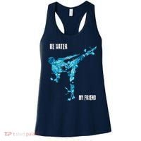 Be Water My Friend Ripple Quote Women's Tank Top thumb 0