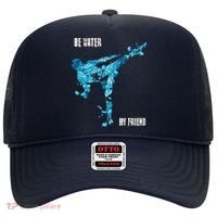 Be Water My Friend Ripple Quote Hat thumb 0