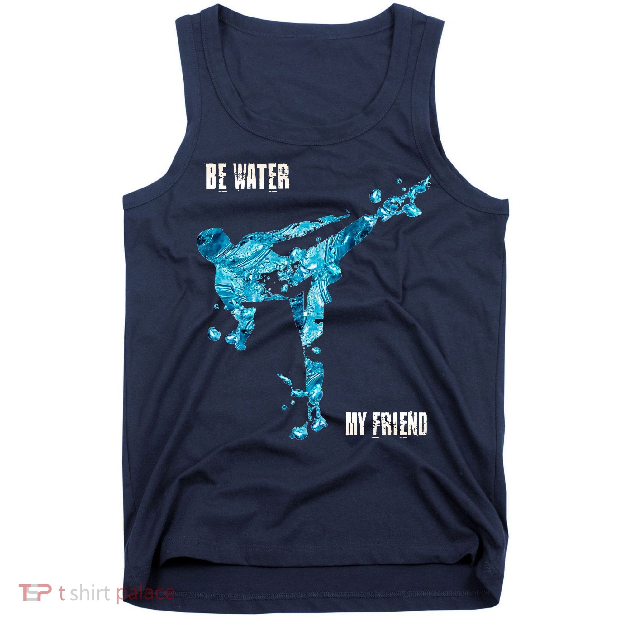 Be Water My Friend Ripple Quote Tank Top