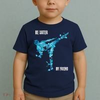 Be Water My Friend Ripple Quote Toddler T-Shirt thumb 2