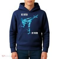 Be Water My Friend Ripple Quote Kids Hoodie thumb 4