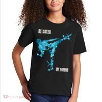 Be Water My Friend Ripple Quote Kids T-Shirt thumb 2