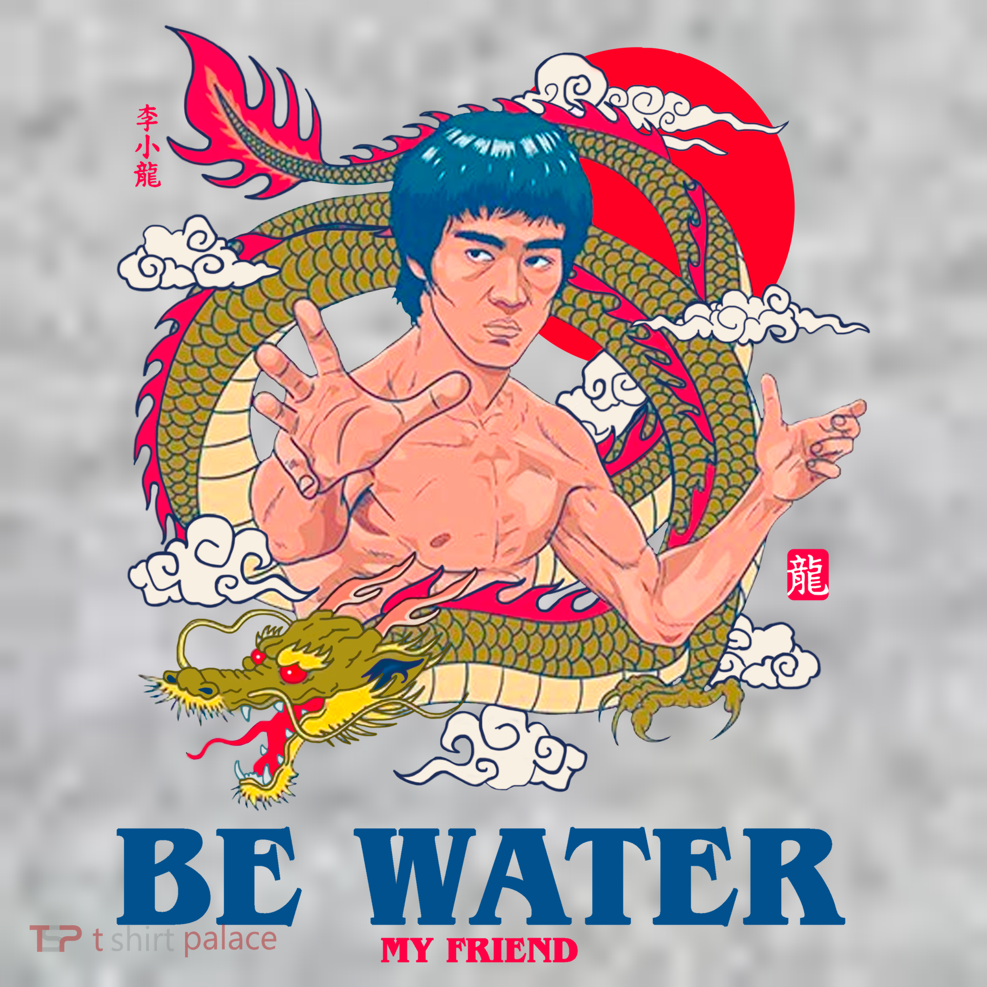 Be Water My Friend Long Sleeve Shirt